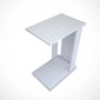Hanah Home Mesa Auxiliar Blanco Tablero Partículas Melamina 30x61x43cm